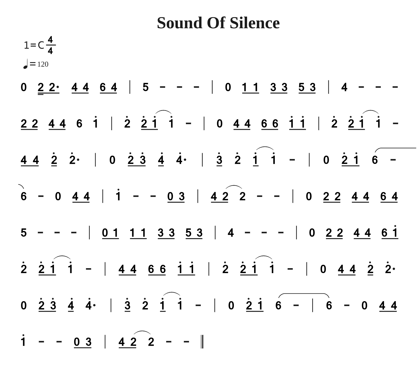 Sound of Silence
